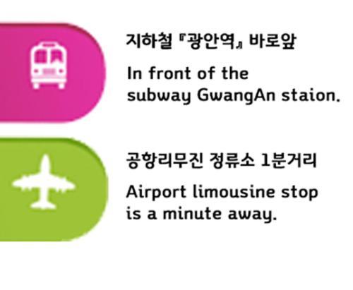 J Motel Gwangalli Busan Eksteriør bilde